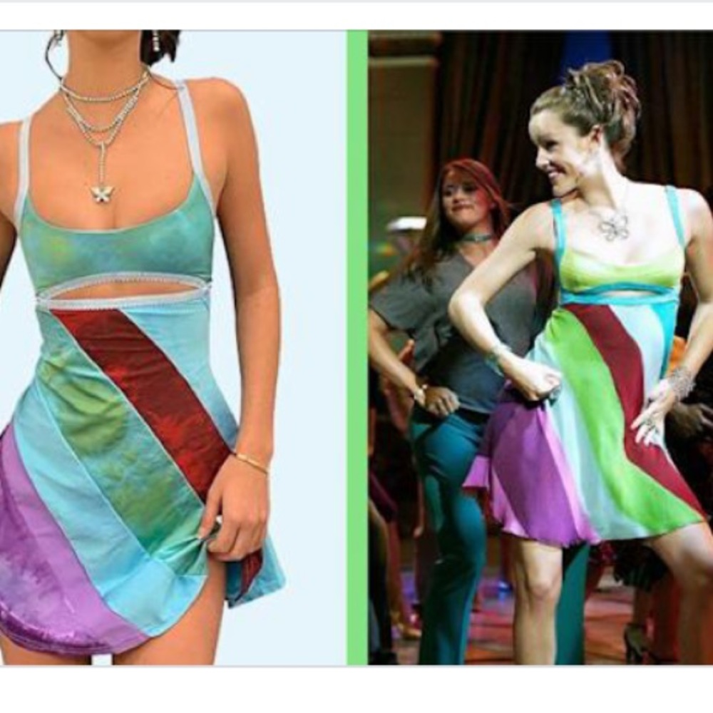 13 going on 30 showstopper color wheel  dress